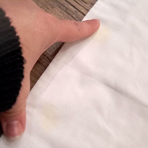 Vintage Cannon King Set 2 pillowcases Tres Grand Lace trim ivory off white cream - Picture 7 of 11